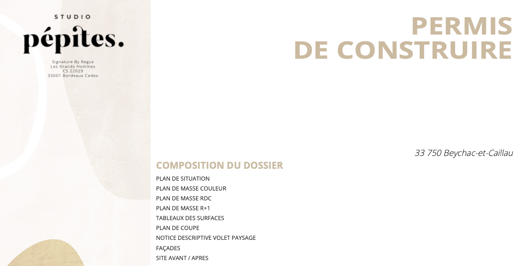 permis de construire design intérieur bordeaux
